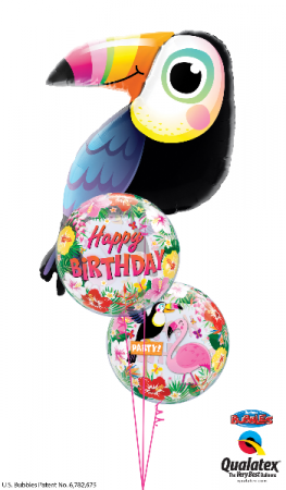 Birds of a Feather Birthday Balloons