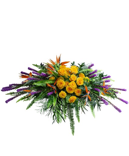 Birds of Solace Casket Spray All Around Arrangement