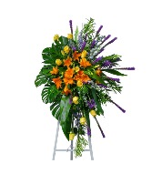 Birds of Solace Grand Sympathy Standing Spray All Around Arrangement