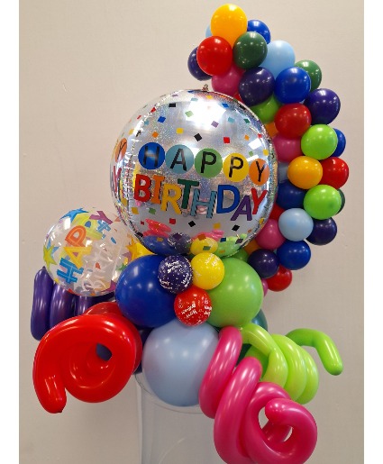 Birthday Balloon Hug Table top decor/gift