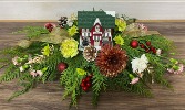 Toy Shoppe /or  House / Gingerbread House  Christmas Centerpiece 