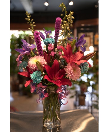 Birthday Blues Fun and Festive Flowers in South Milwaukee, WI | PARKWAY FLORAL INC.