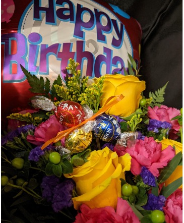 Birthday Bouquet Birthday Design Choice in Lewiston, ME | BLAIS FLOWERS & GARDEN CENTER