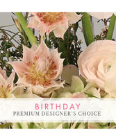 Birthday Bouquet Premium Designer's Choice in Charlottesville, Virginia | PLANTSCAPES FLORIST INC