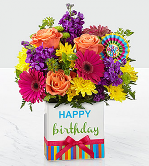 Happy Birthday Flowers Valley City Oh Hill Haven Florist