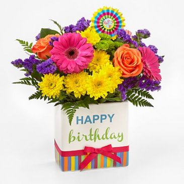 Birthday Brights Pops with color! in Kirtland, OH | Kirtland Flower Barn
