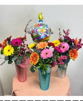Birthday Bundle Flower Arrangement