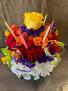 Birthday Cake Floral Cake