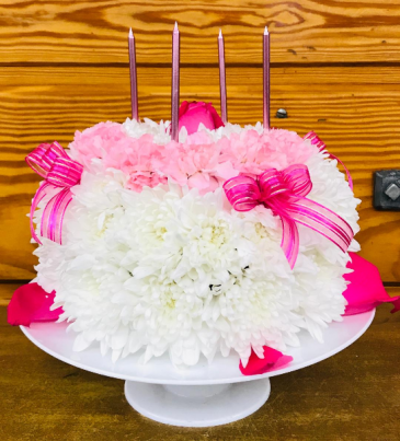 Birthday Cake Mixed Arrangment