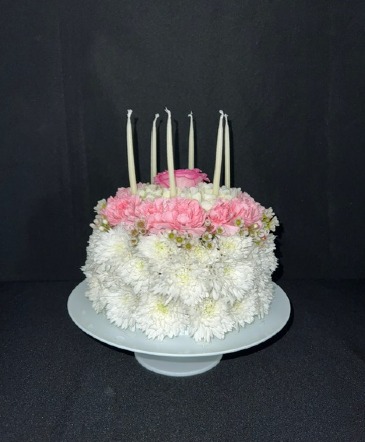 Birthday Cake- White  in Highlands, TX | Alma's Flowers