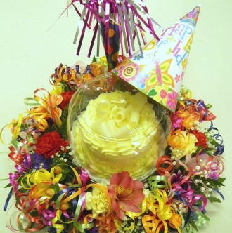 Any Occasion Cake Wishes FLOWERS AND CAKE!