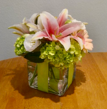 Spring Cube Floral Arrangement