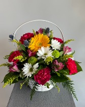 Birthday Delight Basket Arrangement in Calgary, Alberta | FLOWER GALLERY