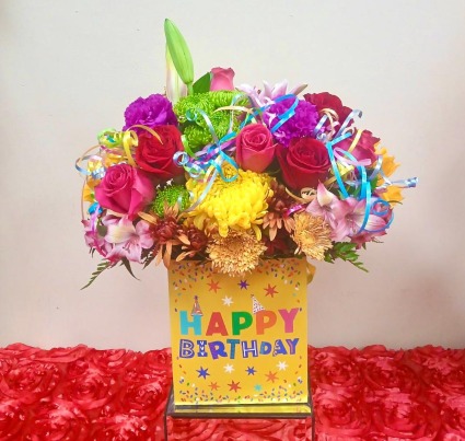 BIRTHDAY FLOWER BOX