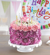 Birthday Flower Cake 