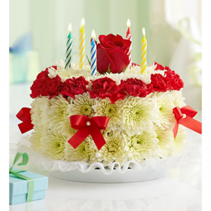 Birthday Flower Cake 