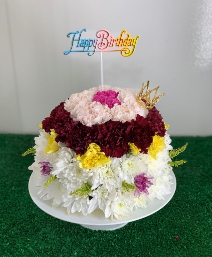 Birthday Flower Cake 