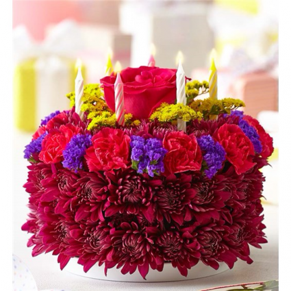 Flower Fiesta Cake