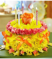 Birthday Flower Cake® for Fall Arrangement