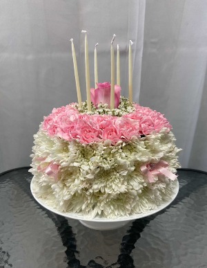 Birthday Flower Cake Pastel 