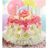 Birthday Flower Cake® - Pink Arrangement