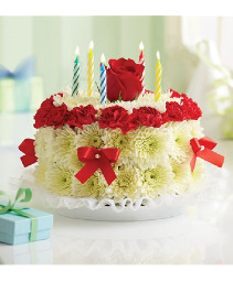 BIRTHDAY FLOWER CAKE® - RED 