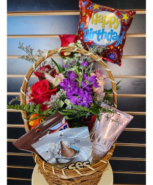 Birthday Flowers & Chocolates 