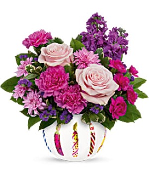 Birthday Greetings Bouquet Arrangement