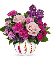 Birthday Greetings Flower Arrangement