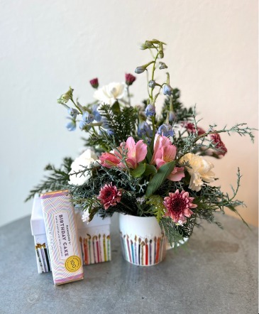 Birthday Party Wishes Gift Set in La Grande, OR | FITZGERALD FLOWERS