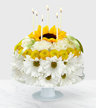 Birthday Smiles Cake Floral Cake  in Las Vegas, NV | Blooming Memory