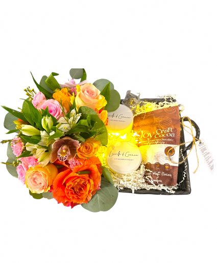 Birthday Sweets Floral Basket  