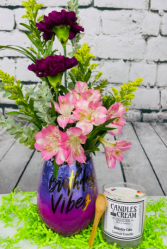 Birthday Vibes Flower Arrangement 