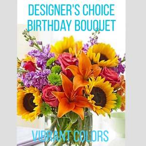 Birthday Vibrant Colors Designer's Choice in Destrehan, LA | Plantation Decor Birthday Vibrant Colors Designer's Choice in Destrehan, LA | Plantation Decor