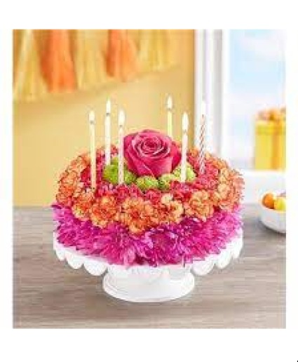 Birthday Wishes Birthday Cake Arrangement