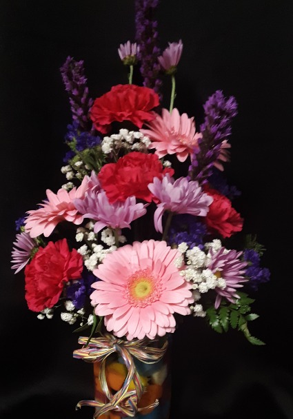 Birthday Wishes Vase arrangement