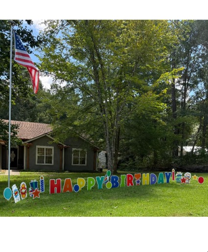 BIRTHDAY BLITZ YARD SIGNS Multi Sign Package