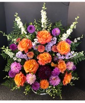 Bittersweet Sunset Funeral Arrangement