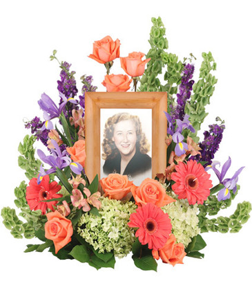 Bittersweet Twilight Memorial Memorial Flowers   (frame not included)  in Knoxville, TN | Posh Petals Floral Designs