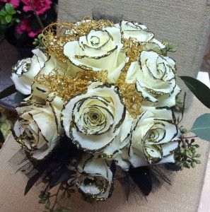 Black and Gold Bouquet