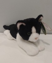 Black and White Kitty Stuffed Animal Plush
