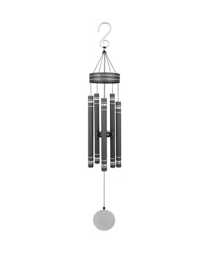 Black Etched Wind Chimes