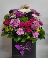 Black floral box  Any occasion 