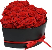 Black Heart Rose Box CENTERPIECES