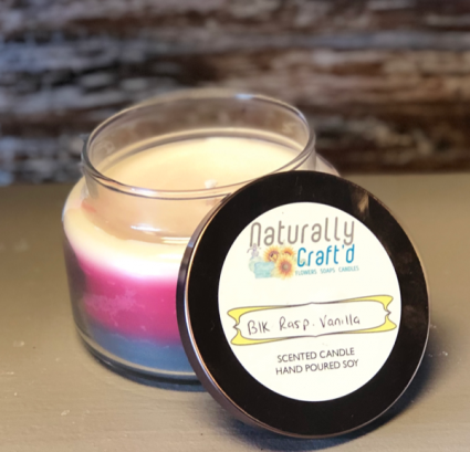 Black Raspberry Vanilla Soy Candle