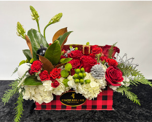 Black & Red Christmas Box  