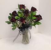 Black Rose Bouquet 
