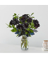 Black Roses Dozen 