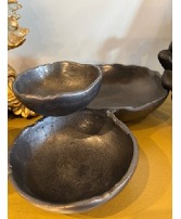 black serving bowls 