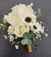 Black Tie  Boutonniere